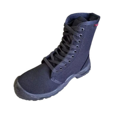 Security Canvas Combat Boots