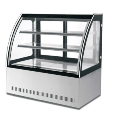 Curved Glass Cold Display Refrigerator