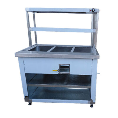 3 Division Gas Bain Marie