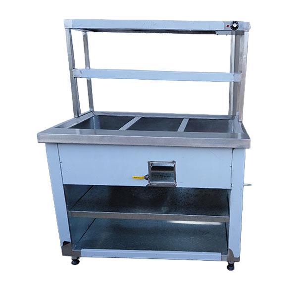 3 Division Gas Bain Marie